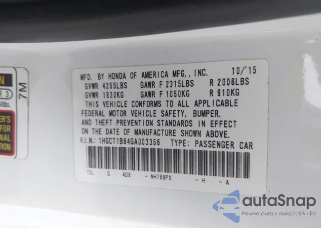 1HGCT1B84GA003356: 43385580