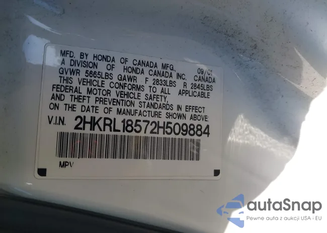 2HKRL18572H509884: 43385593