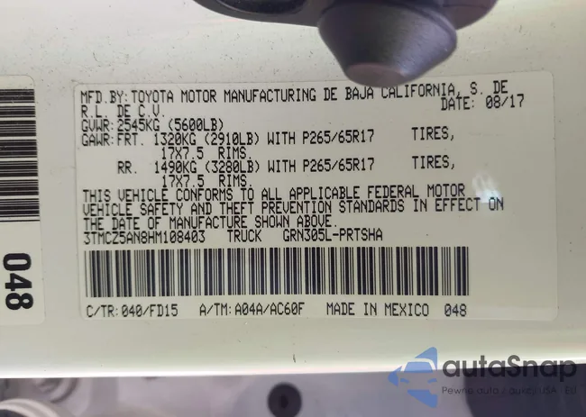 3TMCZ5AN8HM108403: 43385602