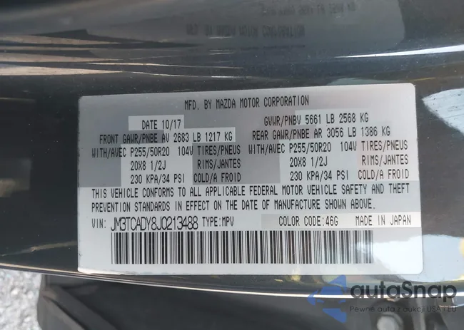 JM3TCADY8J0213488: 43385614