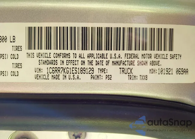 1C6RR7KG1ES189129: 43385621