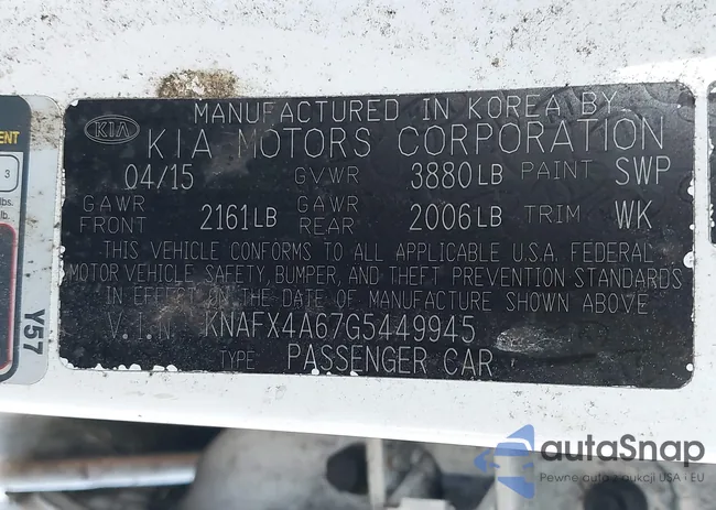 KNAFX4A67G5449945: 43386732