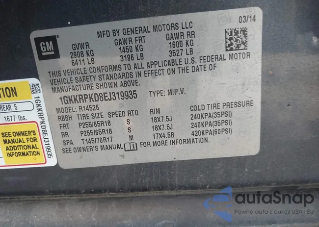 1GKKRPKD8EJ319935: 43386754