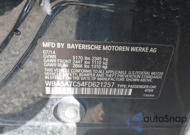 WBA5A7C54FD621257: 43386779