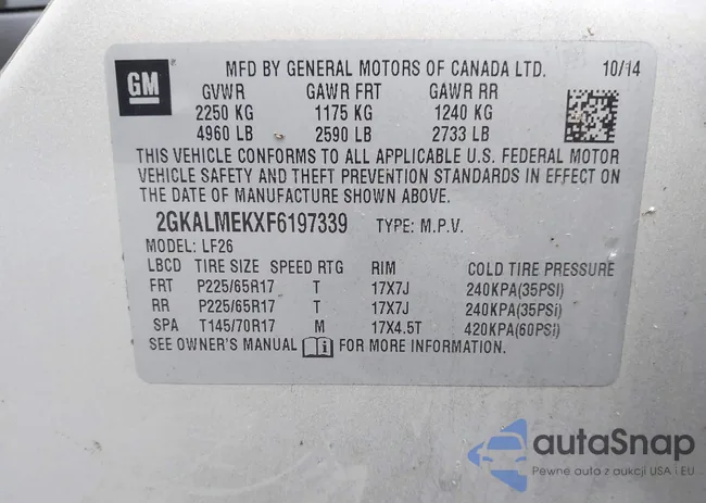 2GKALMEKXF6197339: 43387034