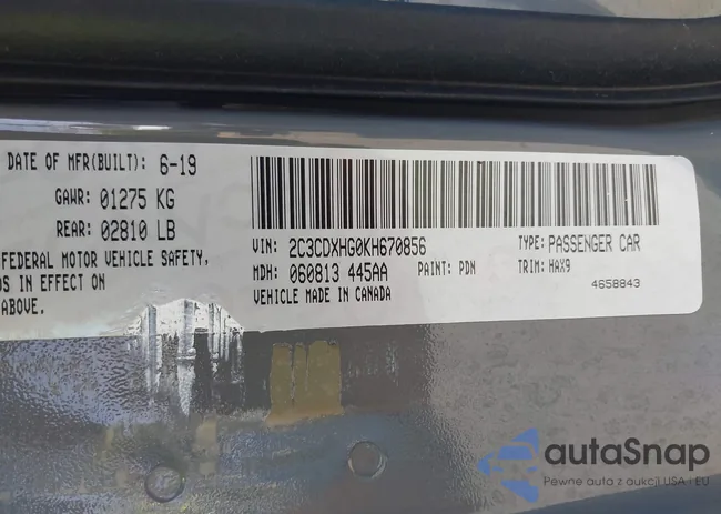 2C3CDXHG0KH670856: 43387109