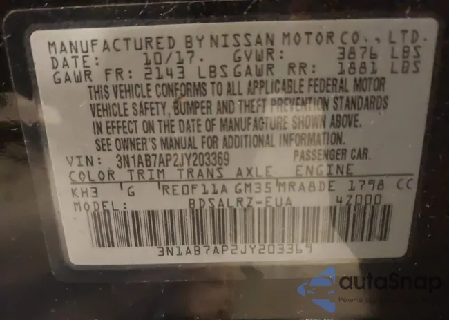 3N1AB7AP2JY203369: 43387119