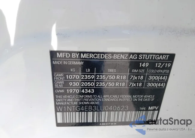 W1NTG4EB3LU040623: 43387134