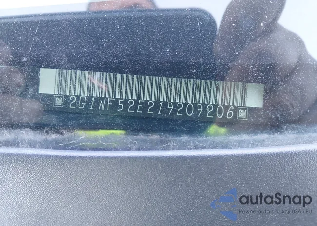 2G1WF52E219209206: 43387151
