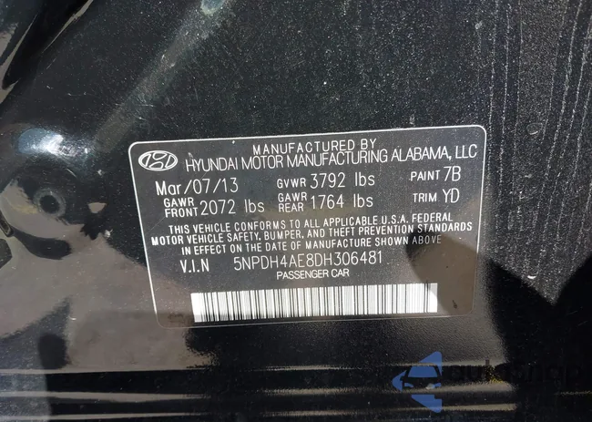 5NPDH4AE8DH306481: 43387193