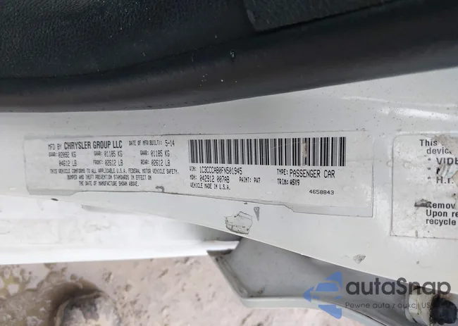 1C3CCCAB0FN501945: 43386586