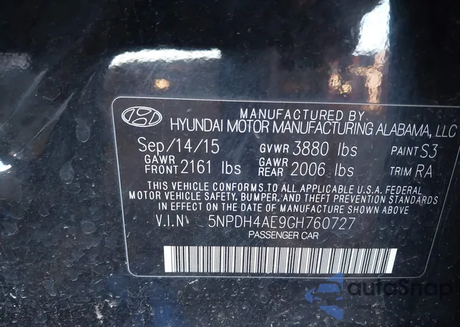 5NPDH4AE9GH760727: 43386607