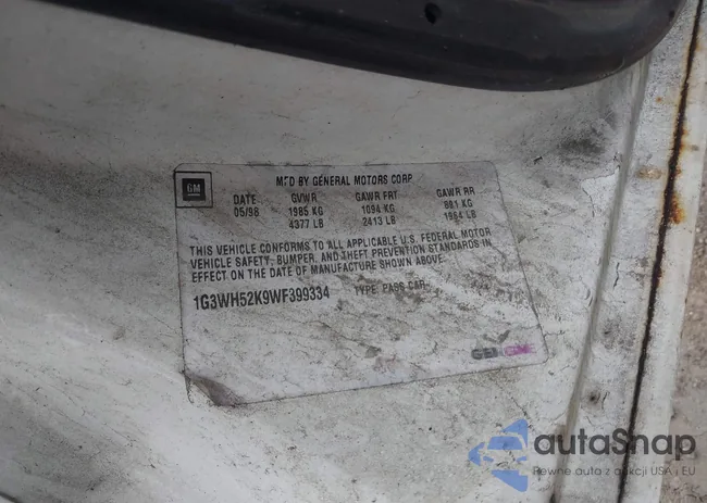 1G3WH52K9WF399334: 43387710