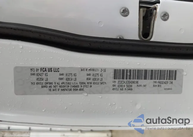 2C3CDXJG3GH206106: 43387943