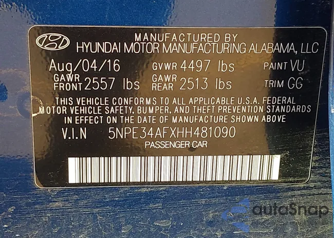 5NPE34AFXHH481090: 43387962