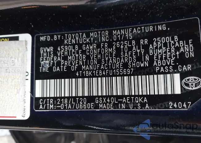 4T1BK1EB4FU155697: 43388019