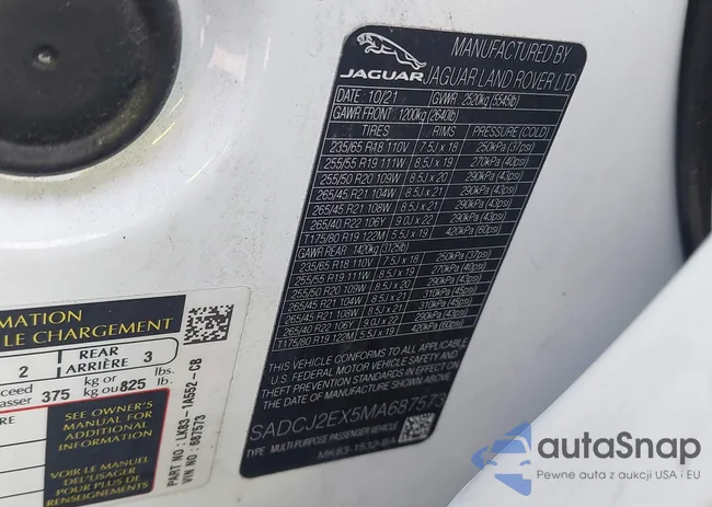 SADCJ2EX5MA687573: 43388115