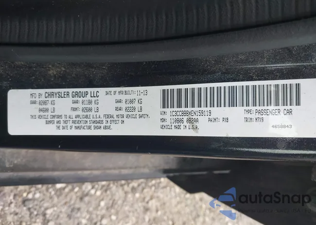 1C3CCBBBXEN159119: 43388237