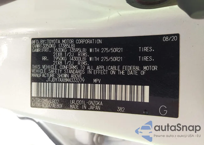 JTJDY7AX8M4333279: 43387555