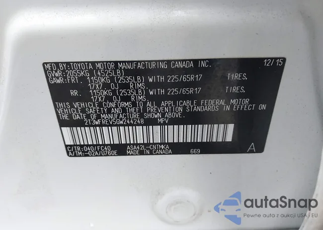 2T3WFREV5GW244248: 43387639