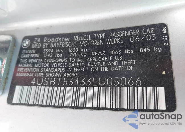 4USBT53433LU05066: 43388703