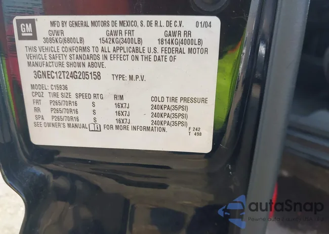 3GNEC12T24G205158: 43388755