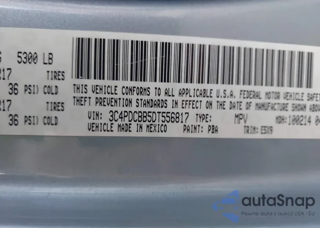 3C4PDCBB5DT556817: 43388905