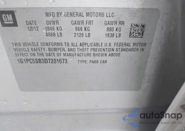 1G1PC5SB3D7201673: 43388974