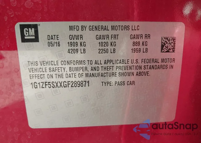 1G1ZF5SXXGF289871: 43388977