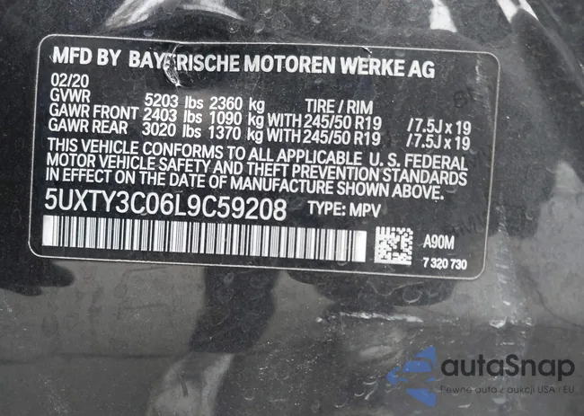 5UXTY3C06L9C59208: 43389036