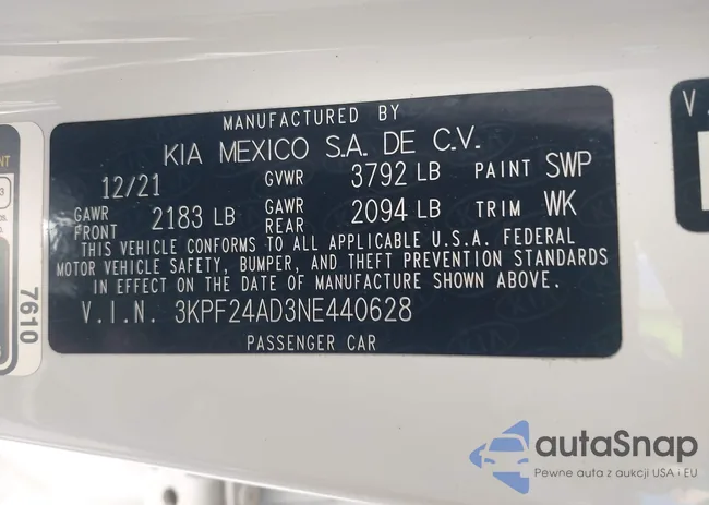 3KPF24AD3NE440628: 43389093