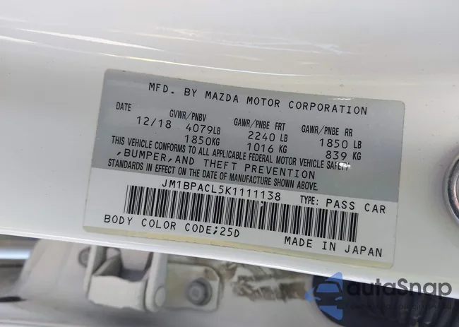 JM1BPACL5K1111138: 43389121