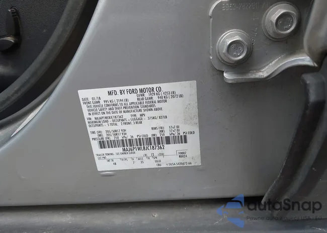 MAJ6P1WL8JC187362: 43389155