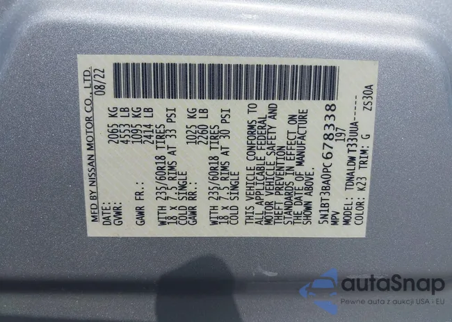 5N1BT3BA0PC678338: 43389156