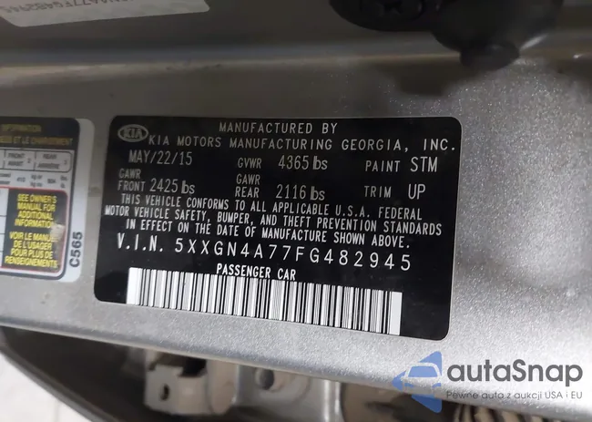 5XXGN4A77FG482945: 43389167