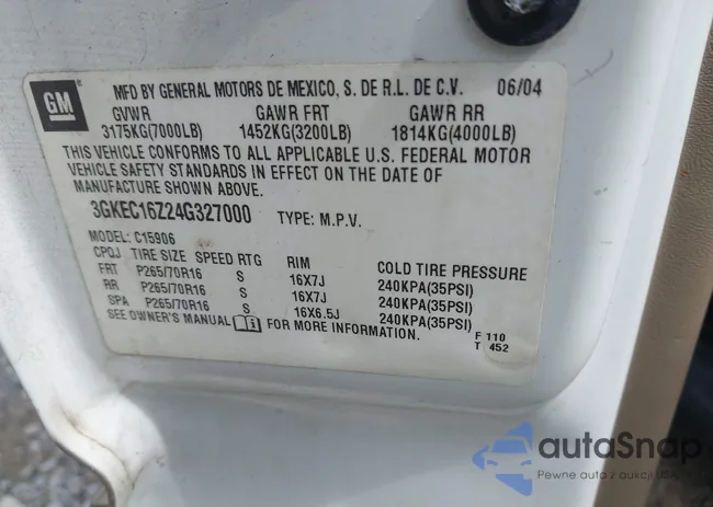 3GKEC16Z24G327000: 43389170