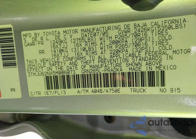 3TMJU62NX5M006073: 43389215