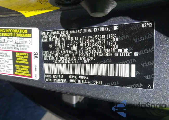 4T3ZA3BB8DU075731: 43388315