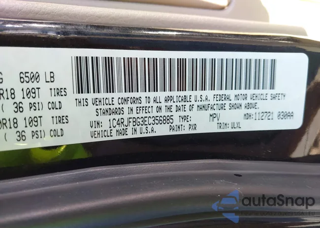 1C4RJFBG3EC356885: 43388330