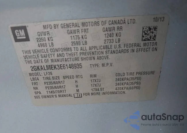 2GKALMEK3E6148935: 43388342