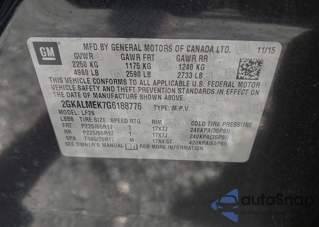 2GKALMEK7G6188776: 43389668