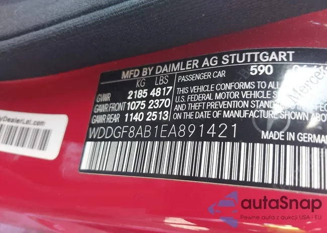 WDDGF8AB1EA891421: 43389827