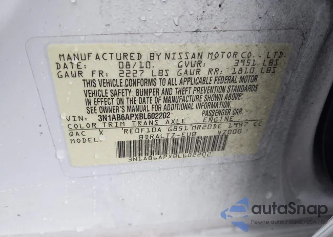 3N1AB6APXBL602202: 43390210