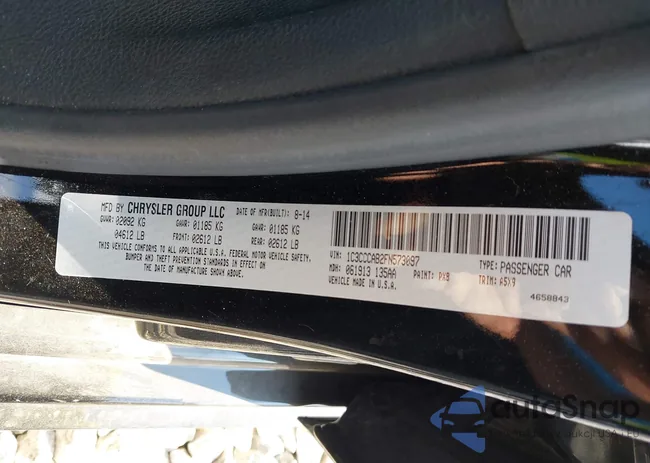 1C3CCCAB2FN573097: 43389267