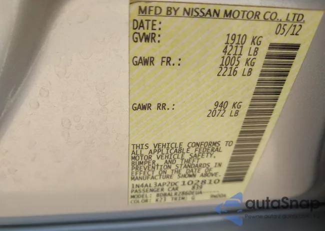 1N4AL3AP2DC102810: 43389283