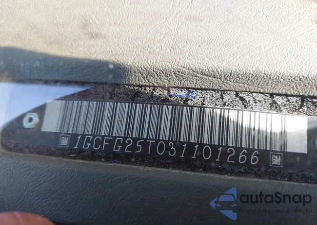 1GCFG25T031101266: 43389530