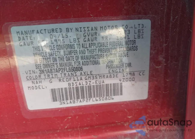 3N1AB7AP2FL650806: 43389602