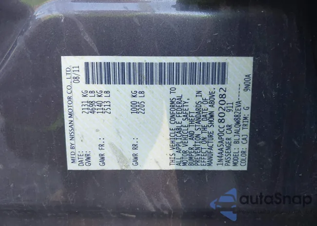 1N4AA5AP0CC802082: 43390894