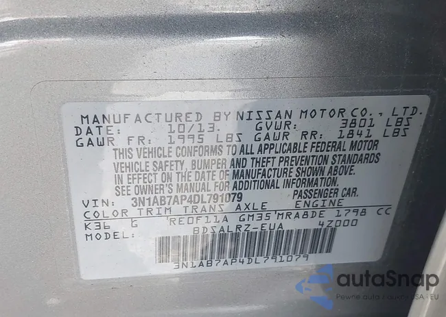 3N1AB7AP4DL791079: 43391068