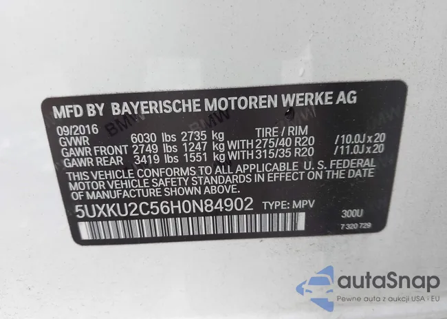 5UXKU2C56H0N84902: 43391137